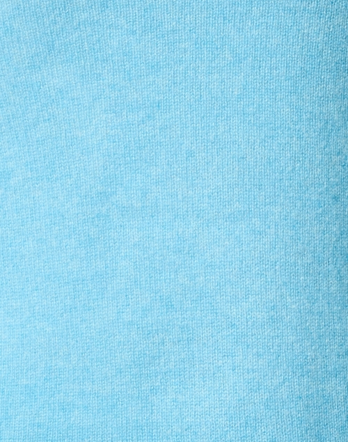 Fabric image - White + Warren - Blue Mini Trapeze Cashmere Cardigan