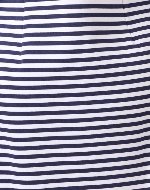 Fabric image - Sail to Sable - Navy and White Striped Dress