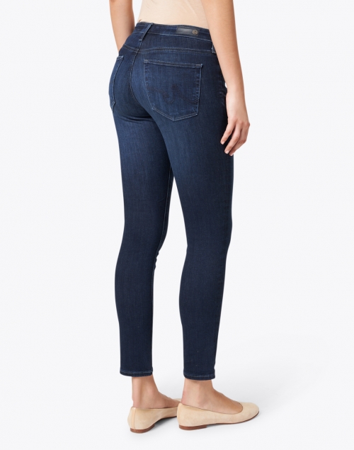 Back image - AG Jeans - Prima Dark Blue Slim Ankle Jean