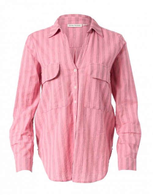 Product image - Roller Rabbit - Guy Pink Stripe Cotton Top