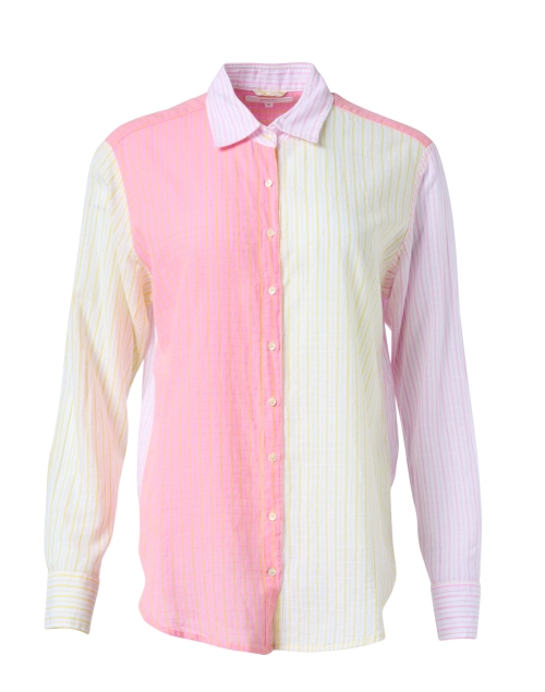 Product image - Xirena - Beau Pink and Yellow Stripe Shirt
