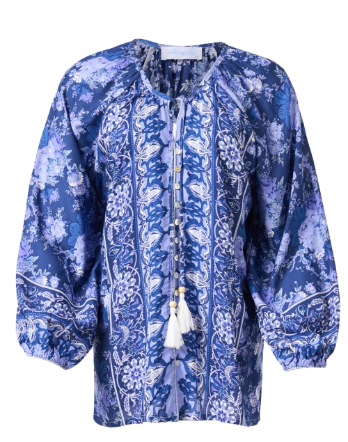 Product image - Walker & Wade - Sonia Blue Print Blouse