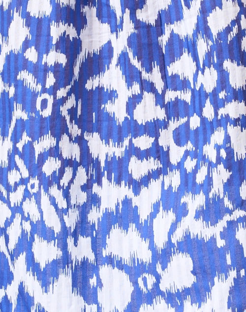 Fabric image - Banjanan - Ebisu Blue Print Cotton Top