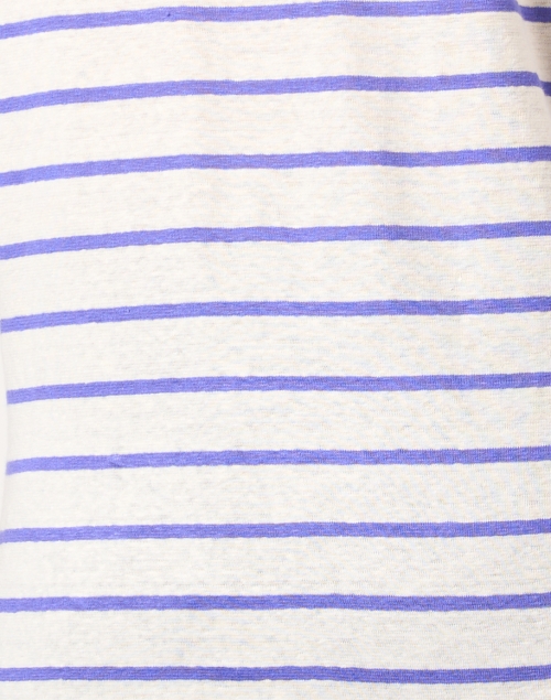 Fabric image - Majestic Filatures - Klein Purple Striped Shirt