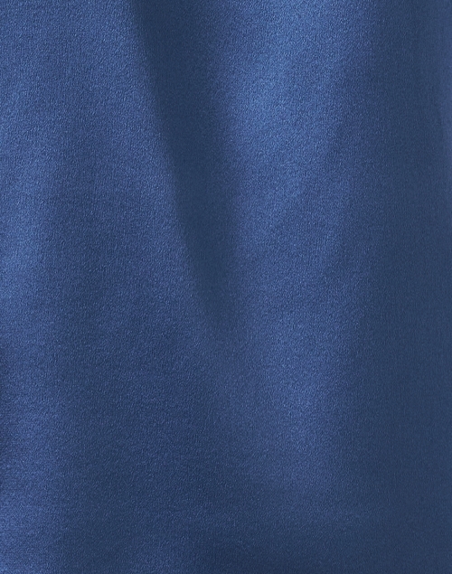 Fabric image - Vince - Blue Silk Polo Top