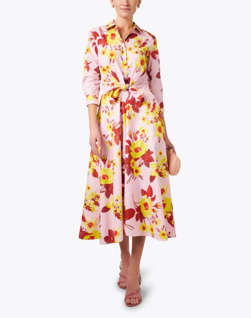 Dralla Pink Multi Print Dress