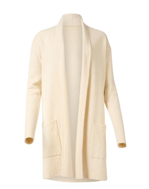 Product image - Burgess - Cream Cotton Cashmere Travel Coat