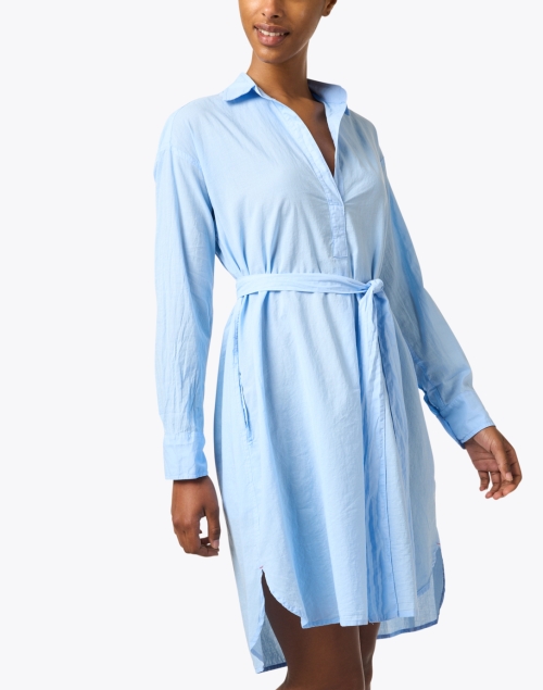 Front image - Xirena - Blayke Blue Tunic Dress
