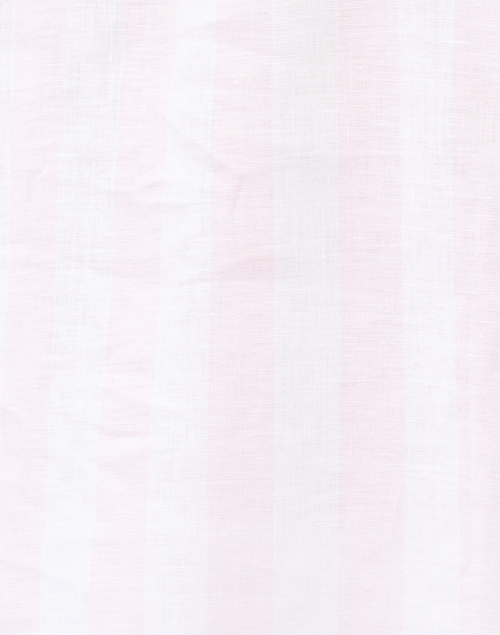 Fabric image - Hinson Wu - Halsey Pink Striped Linen Shirt