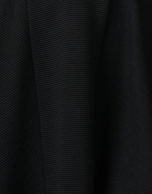 Fabric image - Emporio Armani - Black Ribbed Fit and Flare Dress