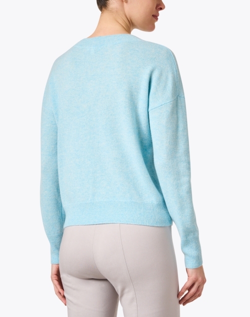 Back image - Kinross - Light Blue Cashmere Sweater