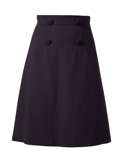 Product image - Jane - Olive Soft Black Wool Skirt