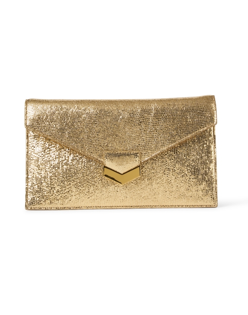 Product image - DeMellier - London Gold Embossed Leather Clutch
