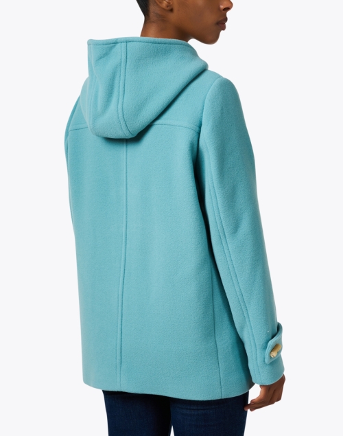 Back image - Saint James - Turquoise Wool Blend Jacket