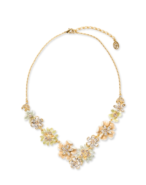 Product image - Ben-Amun - Gold Flowers and Crystals Necklace