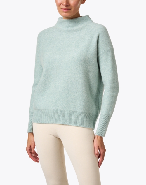 Front image - Vince - Mint Boiled Cashmere Sweater