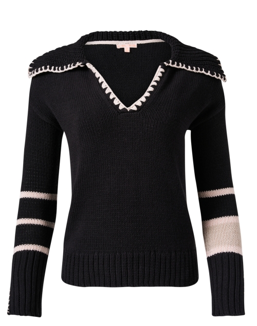 Product image - Lisa Todd - Black Contrast Stitch Sweater