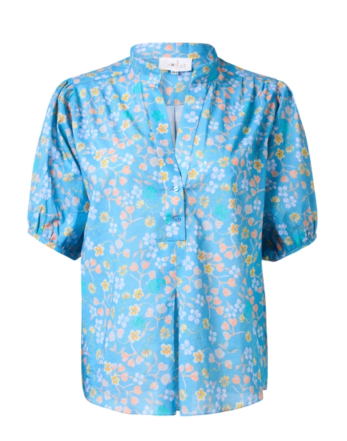Product image - Soler - Villamarie Blue Print Cotton Top