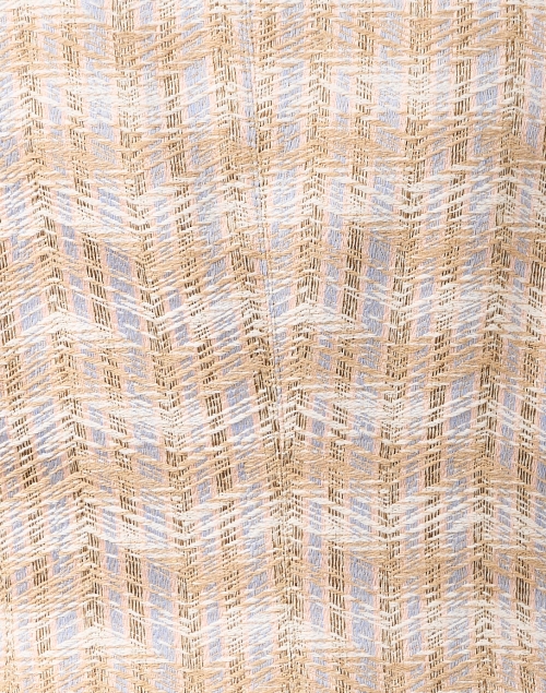 Fabric image - Emporio Armani - Beige Chevron Tweed Jacket
