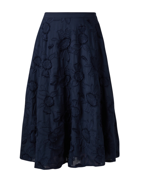 Product image - Hinson Wu - Gloria Navy Floral Skirt
