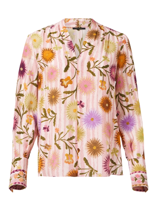 Product image - Kobi Halperin - Emily Pink Print Silk Blouse