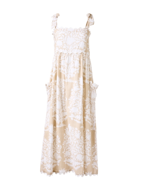 Product image - Juliet Dunn - Beige and White Print Cotton Dress