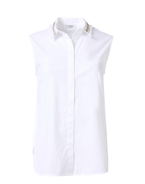 Product image - Peserico - White Stretch Poplin Shirt