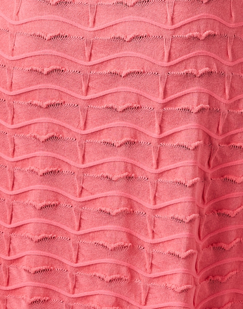 Fabric image - D.Exterior - Coral Textured Knit Dress