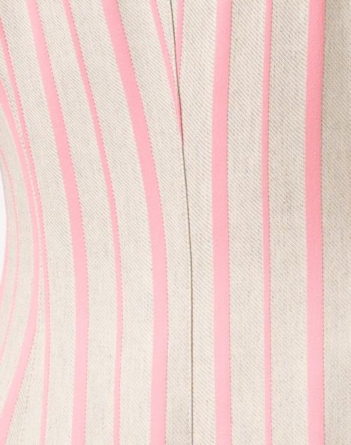 Fabric image - Smythe - Classic Pink Striped Linen Blazer