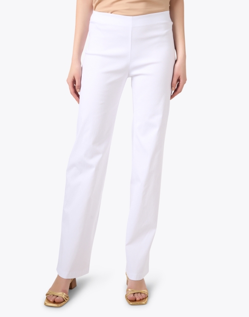 Front image - Equestrian - Shawna White Pull On Pant
