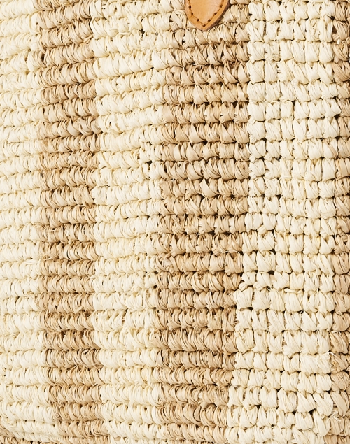Fabric image - Bembien - Franci Tan Stripe Raffia Tote Bag
