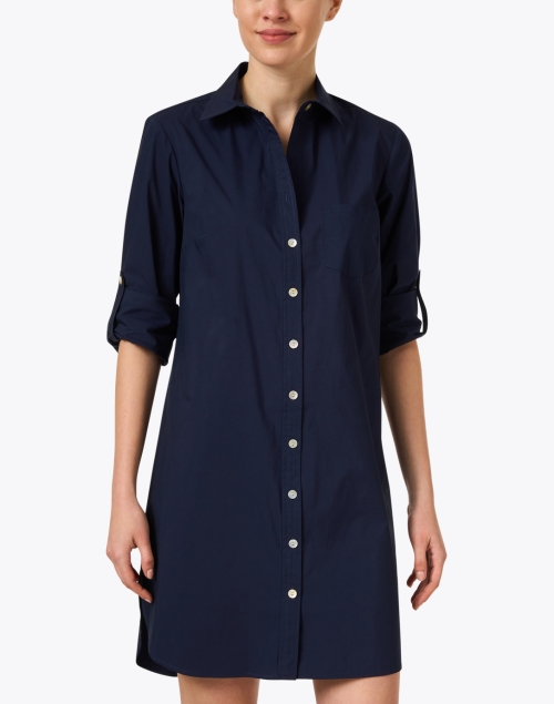 Front image - Finley - Alex Navy Shirt Dress