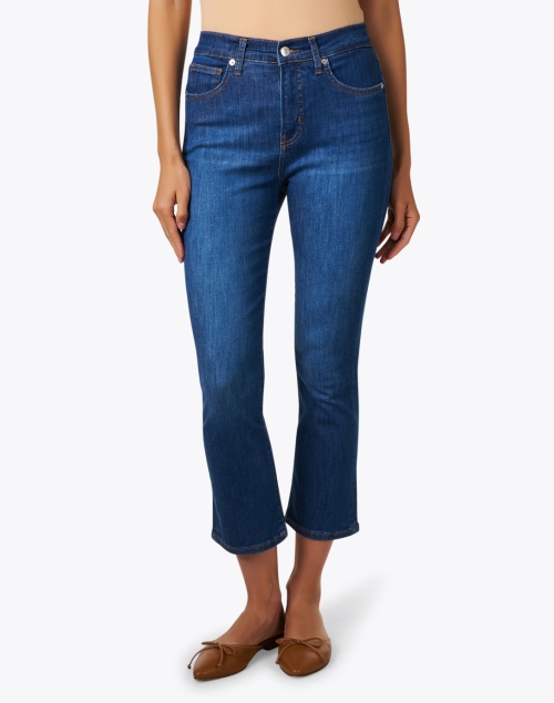 Front image - Veronica Beard - Carly Blue Kick Flare Jean