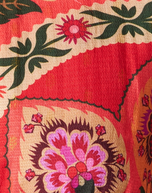 Fabric image - Oliphant - Positano Red Multi Print Dress