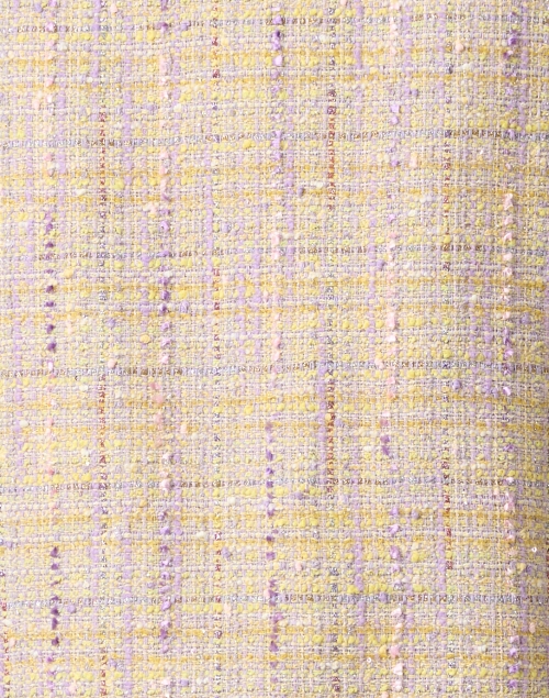 Fabric image - St. John - Yellow and Lavender Tweed Jacket