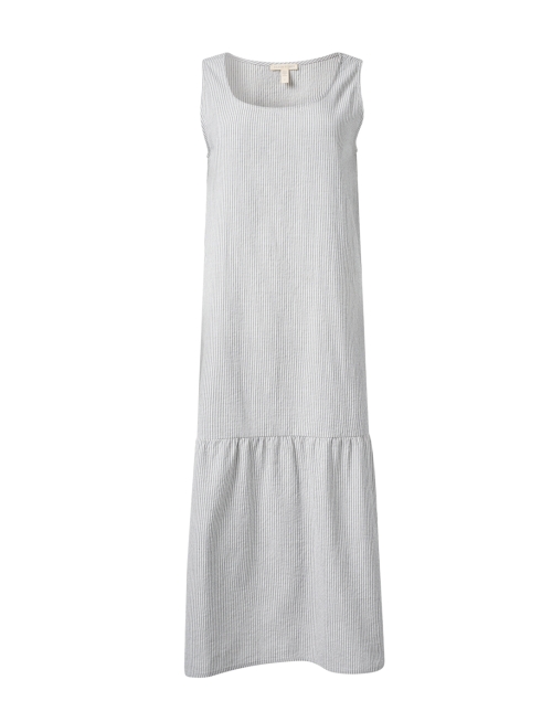 White Striped Cotton Dress | Eileen Fisher