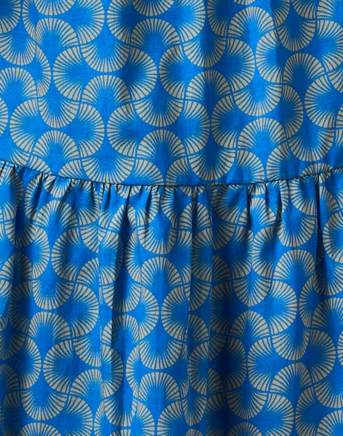 Fabric image - Rosso35 - Blue Geometric Print Dress