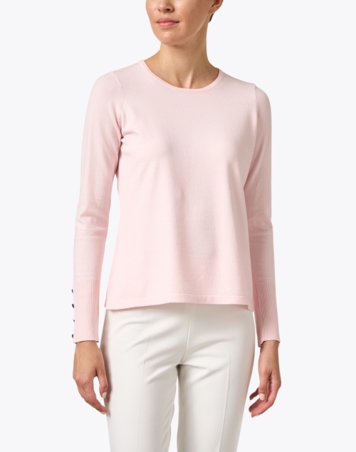 Front image - J'Envie - Pink Crewneck Sweater