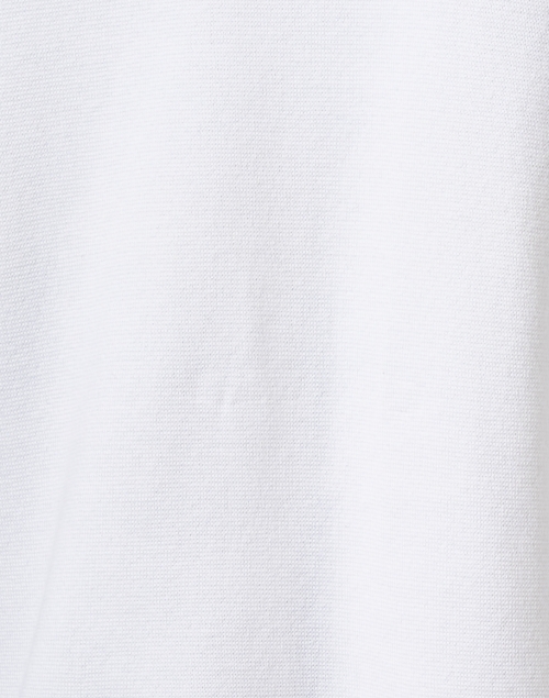 Fabric image - Kinross - White Cotton Cashmere Cardigan 