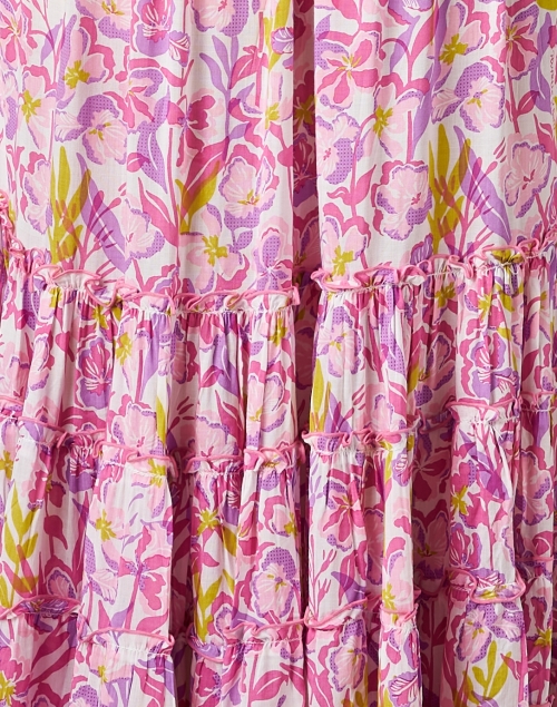 Fabric image - Poupette St Barth - Soledad Pink Floral Cotton Dress