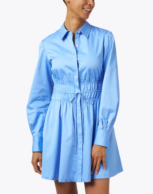 Front image - Jason Wu - Blue Cotton Shirt Dress