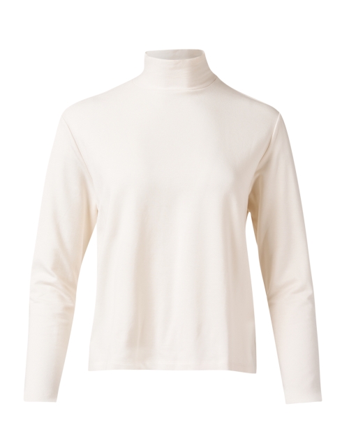 Product image - Majestic Filatures - Cream French Terry Mock Neck Top