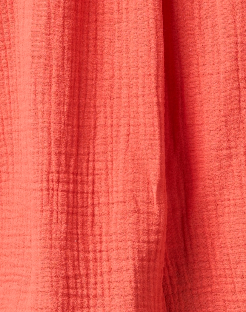 Fabric image - Xirena - Tati Orange Cotton Gauze Top