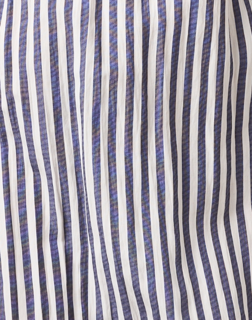 Fabric image - Vince - Blue and White Striped Shirt Dress