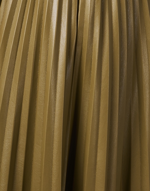 Fabric image - Weekend Max Mara - Newport Green Faux Leather Skirt