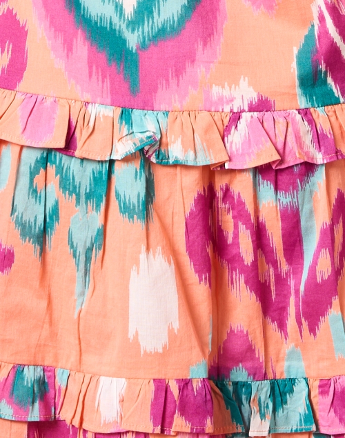 Fabric image - Banjanan - Becca Pink Multi Ikat Cotton Dress
