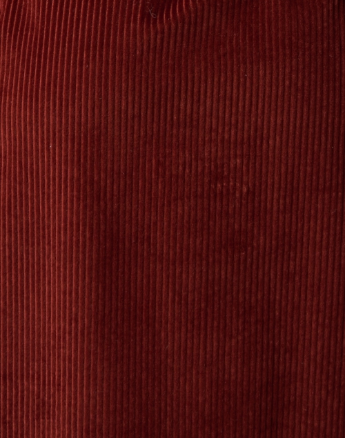 Fabric image - Weekend Max Mara - Giberna Rust Corduroy Shirt Dress