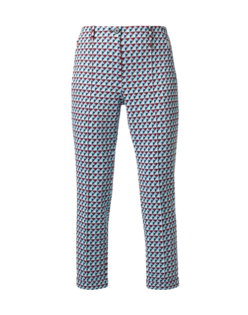 Product image - Marc Cain - Blue Geometric Printed Slim Pant