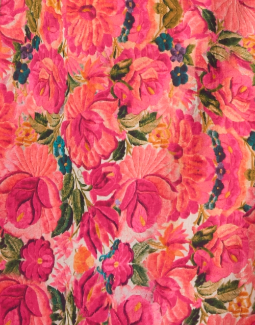 Fabric image - Ro's Garden - Gladys Pink Floral Print Dress