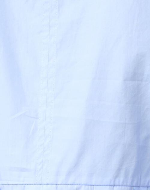 Fabric image - Le Sarte Pettegole - Blue Cotton Pleated Peplum Shirt